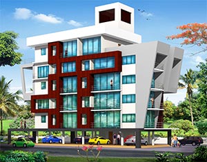 3d perspective of building