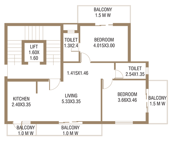 plan of flat